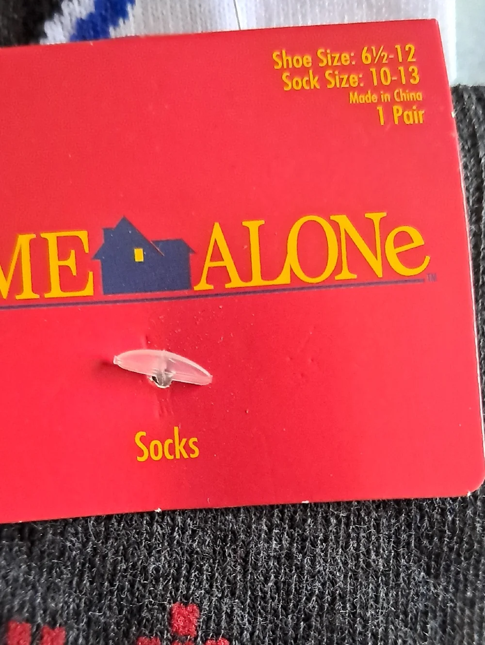 Disney, smurf and home alone socks